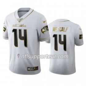 Maillot Homme Seattle Seahawks DK Metcalf 14 Nike Blanc Golden Edition 100th